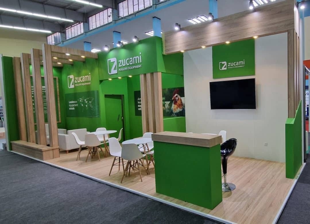 Zucami — Poultry Equipment — stand livré