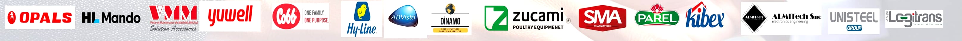 Logos de clients de Designer Touch, rangée 5